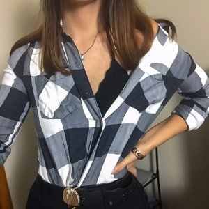 Plaid Flannel Style Shirt